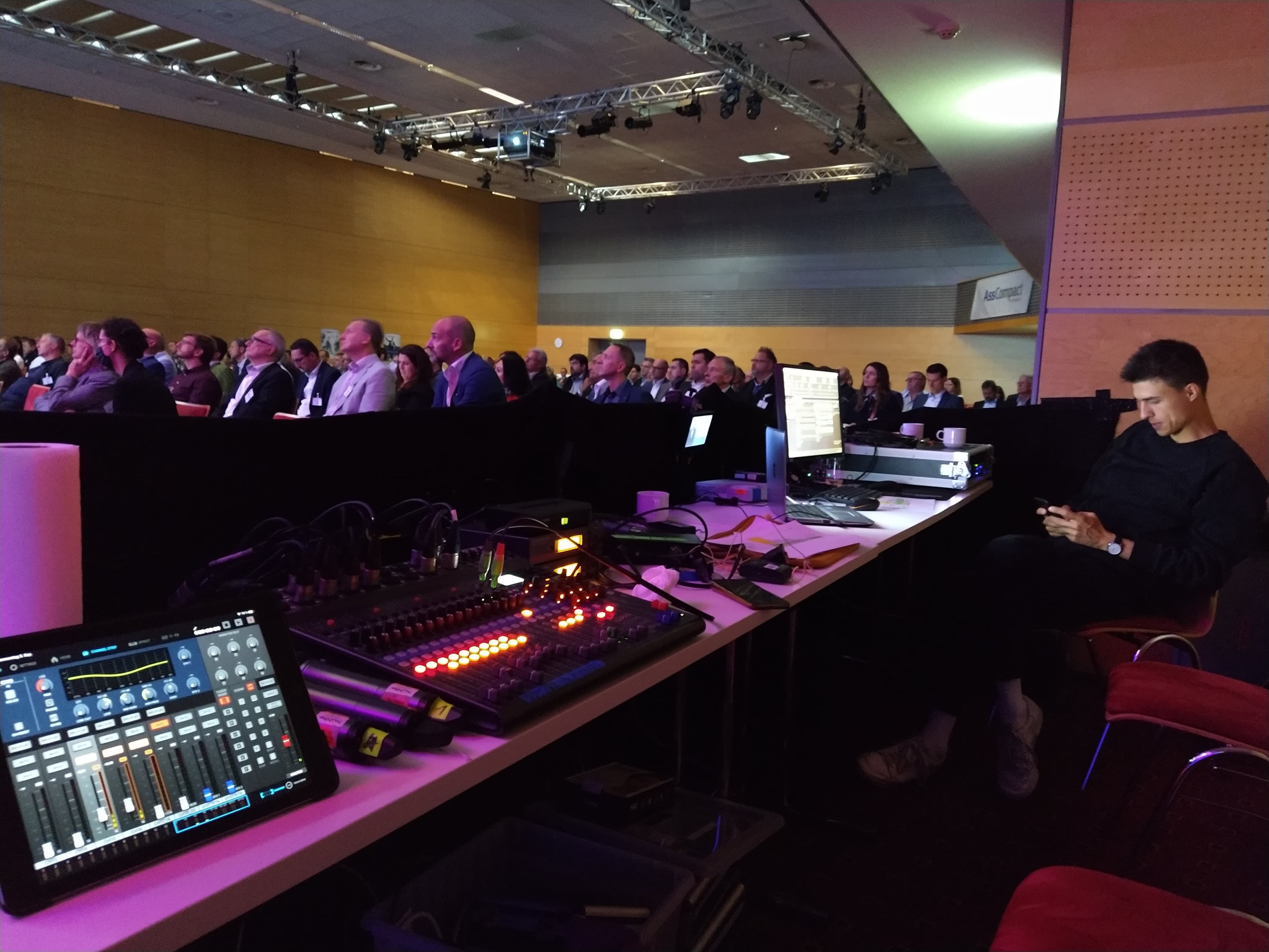 Stage Management und Koordination bei Live-Event