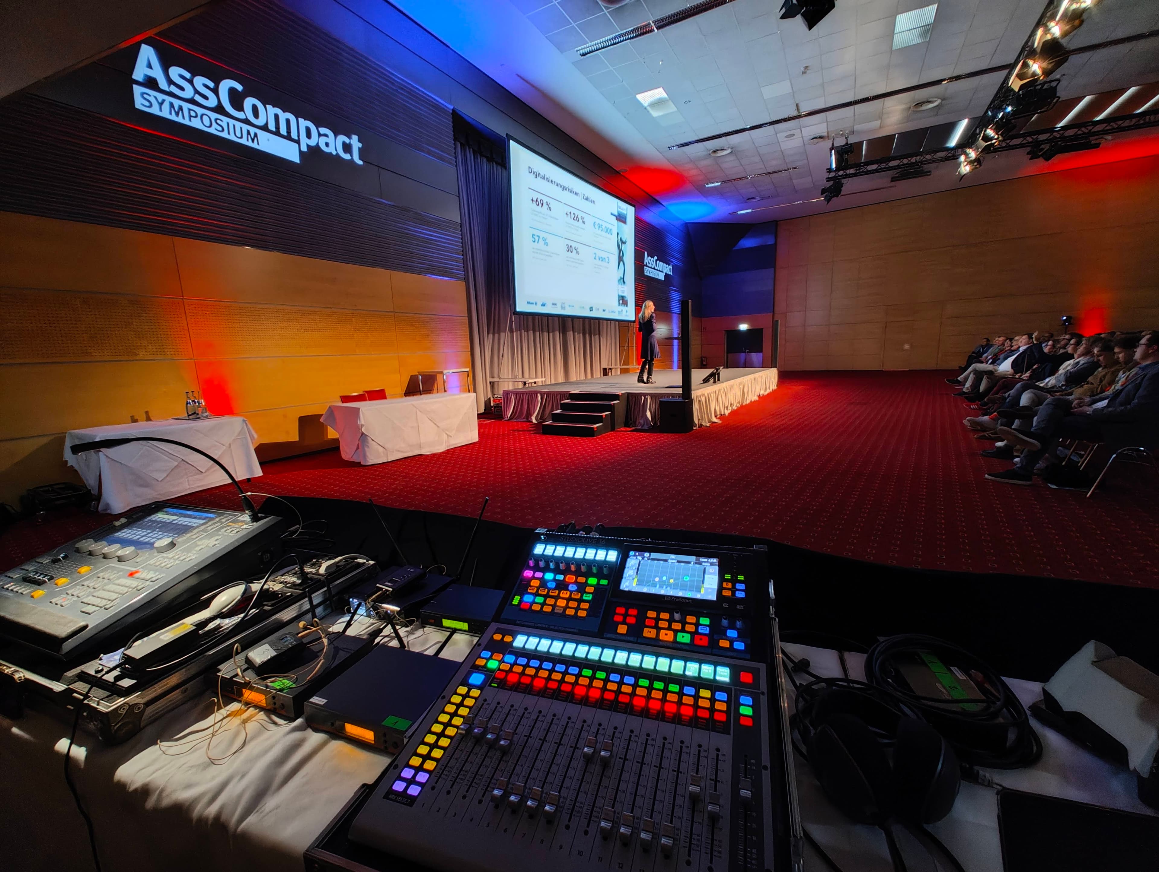 Koordination von Technik und Ablauf bei Live-Event